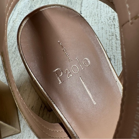 New Linea Paolo Eden Sandal In Rose Quartz #269 - Picture 9 of 10